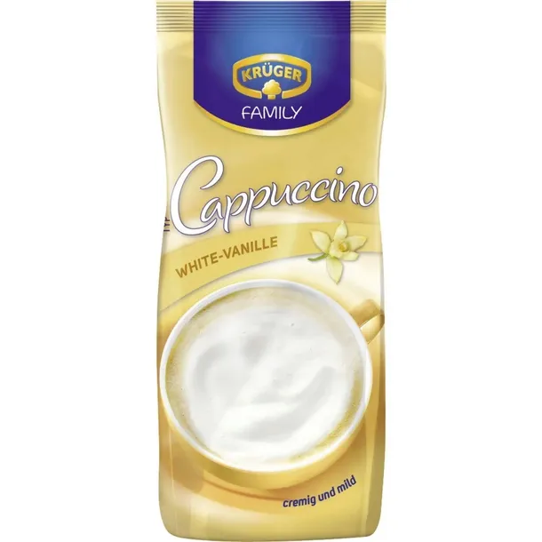 Kruger Kawa Cappuccino White Vanille 500g