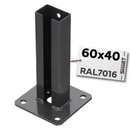 podstawa-slupka-panelowego-60x40-stopka-lacznik-ral-7016