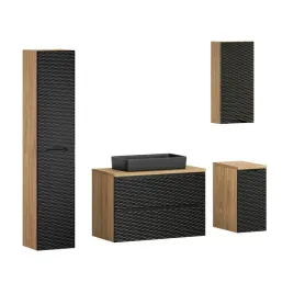 meble-lazienkowe-ocean-black-90-umywalka-nablatowa-dab-czarny-2-kolory