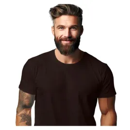 koszulka-meska-t-shirt-dla-mezczyzny-bawelniana-xl-brazowa-jakosc