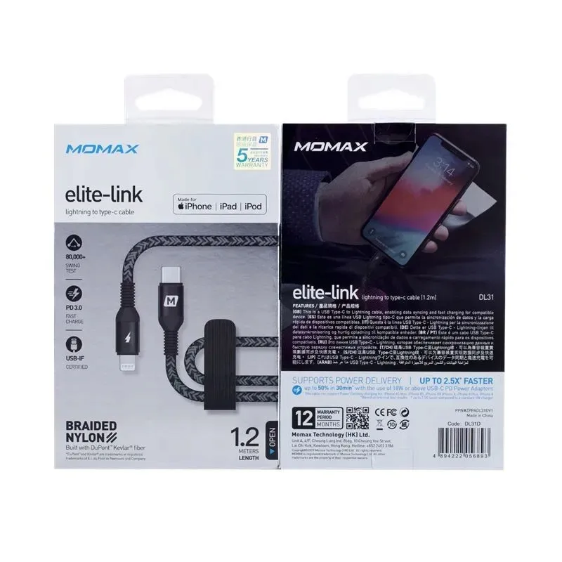 kabel-momax-usb-typ-c-apple-lightning-12-m-czarny