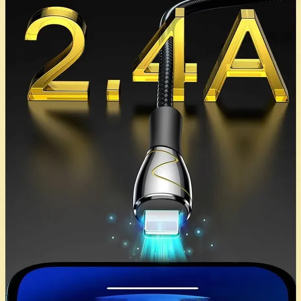 kabel-joyroom-usb-apple-lightning-2-m-czarny-stan-nowy-kolor-czarny