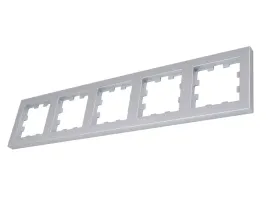 ramka-5-modulowa-do-gniazdek-i-wlacznikow-visio-s55-srebrna