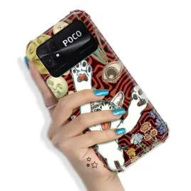 etui-do-xiaomi-poco-c40-pancerne-trendy-zabawne-zwierzeta-pink-funny-wzory