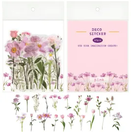 naklejki-ozdoby-do-dziennika-na-balony-scrapbooking-kwiaty-40-szt