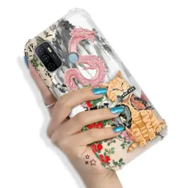 etui-do-oppo-a53s-pancerne-trendy-zabawne-zwierzeta-pink-funny-modne-wzory