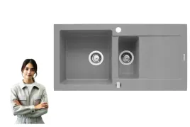 zlewozmywak-poltorakomorowy-pyramis-granit-szary-beton