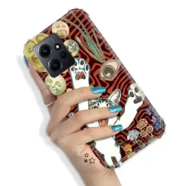 etui-do-xiaomi-redmi-note-12-4g-pancerne-zabawne-zwierzeta-pink-hit-wzory