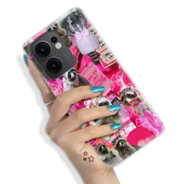 etui-do-oppo-reno-13f-4g-pancerne-trendy-pink-cute-funny-animals-hit-wzory