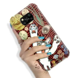 etui-do-xiaomi-poco-x3-nfc-pancerne-zabawne-zwierzeta-pink-funny-hit-wzory