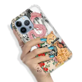 etui-do-iphone-13-pro-mocne-trendy-zabawne-zwierzeta-pink-funny-modne-wzory