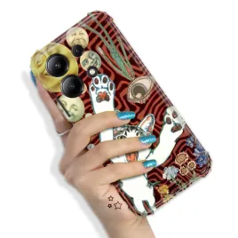 etui-do-xiaomi-redmi-note-13-4g-pancerne-zabawne-zwierzeta-pink-hit-wzory