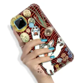 etui-do-realme-c21y-pancerne-trendy-zabawne-zwierzeta-pink-funny-hit-wzory