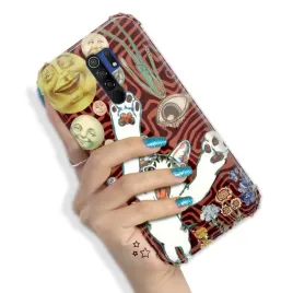 etui-do-xiaomi-redmi-9-pancerne-trendy-zabawne-zwierzeta-pink-funny-wzory