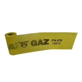 tasma-zolta-20-cm-z-nadrukiem-gaz-100mb
