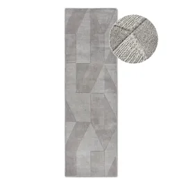 chodnik-welniany-do-korytarza-80x250cm-szary-nowoczesny-wzor-3d