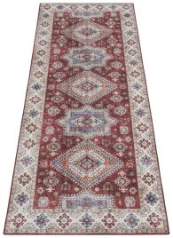chodnik-80x200-na-korytarz-przedpokojczerwony-orientalny-wzor-plasko-tkany