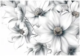 fototapeta-kwiaty-bialy-3d-sypialnia-salon-tapeta-flizelina-200x140