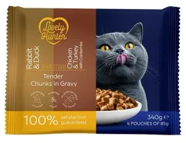lovely-hunter-cat-adult-sterilised-set-4x85g
