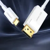 kabel-usb-c-ugreen-display-port-15m-bialy-dlugosc-kabla-1-5-m