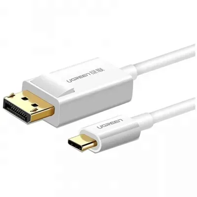 kabel-usb-c-ugreen-display-port-15m-bialy-stan-nowy-dlugosc-kabla-1-5-m