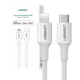 kabel-lightning-do-usb-c-ugreen-3a-us171-1-5m-bialy