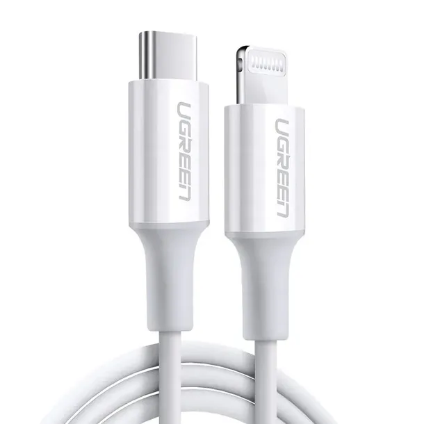 kabel-lightning-do-usb-c-ugreen-3a-us171-1-5m-bialy-zlacza-usb-typ-c-apple-lightning