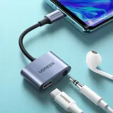 adapter-audio-ugreen-cm231-usb-c-do-mini-jack-3-5mm-szary-stan-nowy-waga-z-opakowaniem-0-028-kg