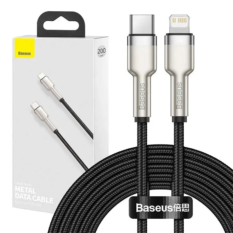 kabel-usb-c-do-lightning-baseus-cafule-pd-20w-2m-czarny-stan-nowy