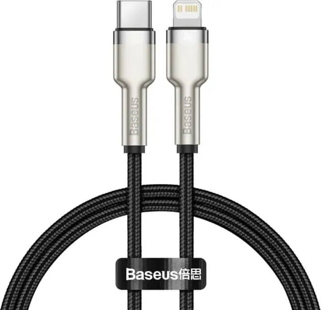 kabel-usb-c-do-lightning-baseus-cafule-pd-20w-2m-czarny-stan-nowy-dlugosc-przewodu-2-m