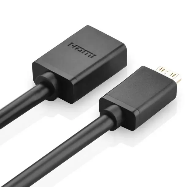 adapter-ugreen-20137-mini-hdmi-do-hdmi-22cm-czarny-certyfikat-ce