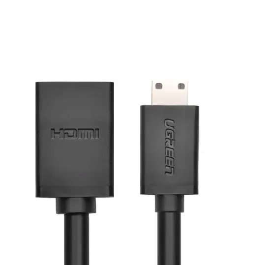 adapter-ugreen-20137-mini-hdmi-do-hdmi-22cm-czarny-stan-nowy-certyfikat-ce