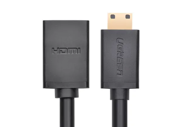 adapter-ugreen-20137-mini-hdmi-do-hdmi-22cm-czarny-stan-nowy-marka-ugreen