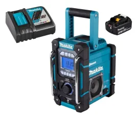 makita-aku-radio-budowlane-bluetooth-lxt-18v-1x5ah-bl1850-dc18rc-dmr300
