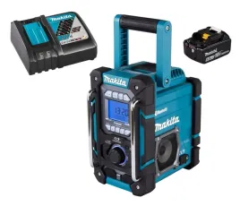 makita-aku-radio-budowlane-bluetooth-lxt-18v-1x6ah-bl1860-dc18rc-dmr300