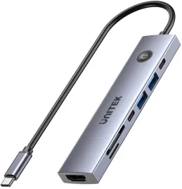 unitek-hub-usb-c-7w1-4k-60hz-pd-100w