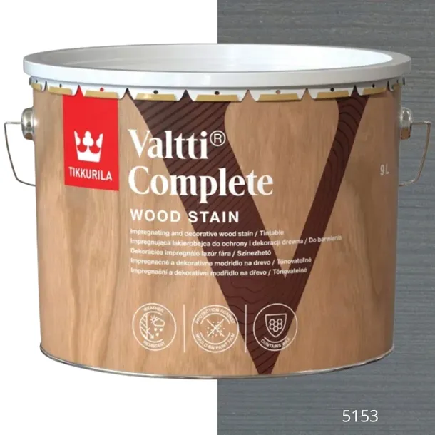 TIKKURILA LAKIEROBEJCA VALTTI COMPLETE 9L KOLOR 5153