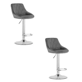 hoker-kast-aksamit-szary-baza-chrom-x-2