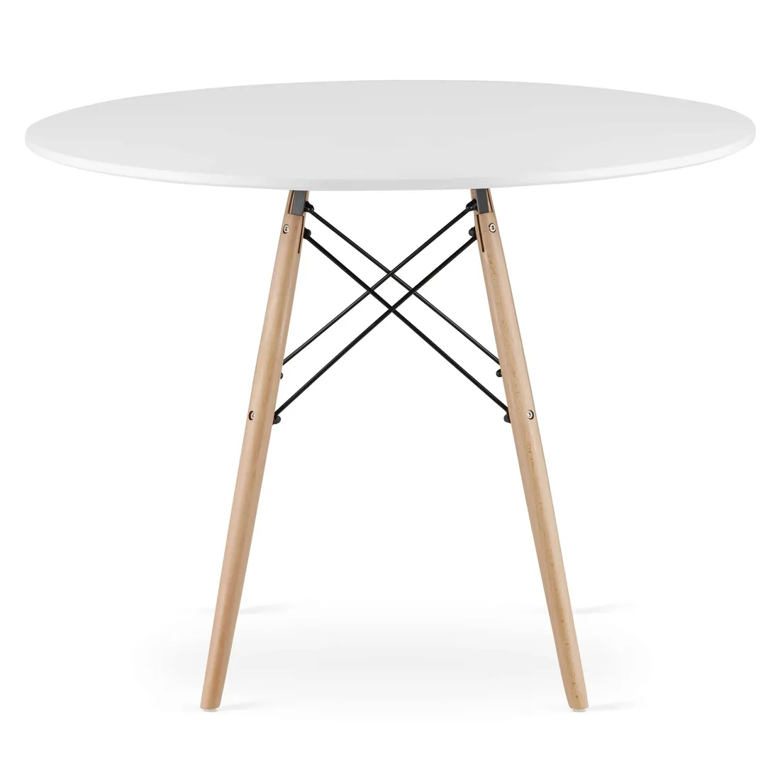 stol-todi-okragly-100cm-bialy-stan-nowy