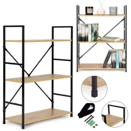 regal-drewniany-metalowa-rama-szeroki-loft-3-polki