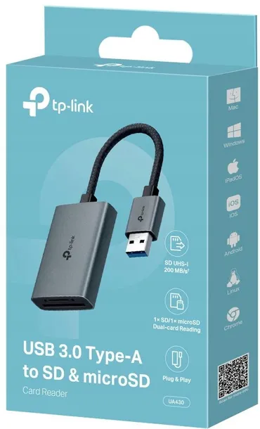 adapter-tp-link-ua430-sd-microsd-na-usb-3-0-stan-nowy