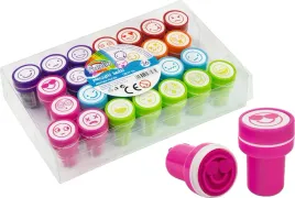 pieczatki-buzki-stempelki-emotikony-26szt-z-tuszem