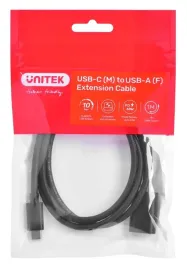 unitek-kabel-adapter-usb-c-usb-am-f-10gbps-60w-1m