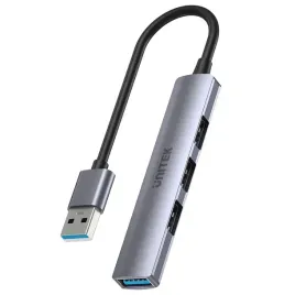 unitek-hub-usb-a-1xusb-a-5-gbps-3xusb-a-2-0-alu