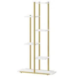 regal-kwietnik-6-polek-marmur-nogi-zlote