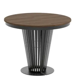 stol-okragly-rozkladany-elantra-100-176-nogi-metal-czarne-blat-orzech