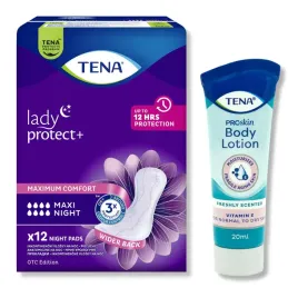 zest-tena-lady-maxi-na-noc-specjalistyczne-podpaski-12szt-balsam-ciala-20ml