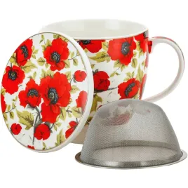 duzy-porcelanowy-kubek-500-ml-z-pokrywka-i-zaparzaczem-czerwone-maki