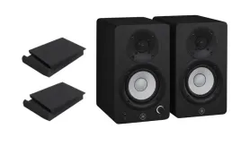 yamaha-hs4-bk-monitory-studyjne-para-czarne-podkladki