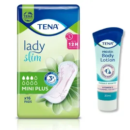 tena-lady-slim-mini-plus-podpaski-nietrzymanie-moczu-16szt-balsam-20ml